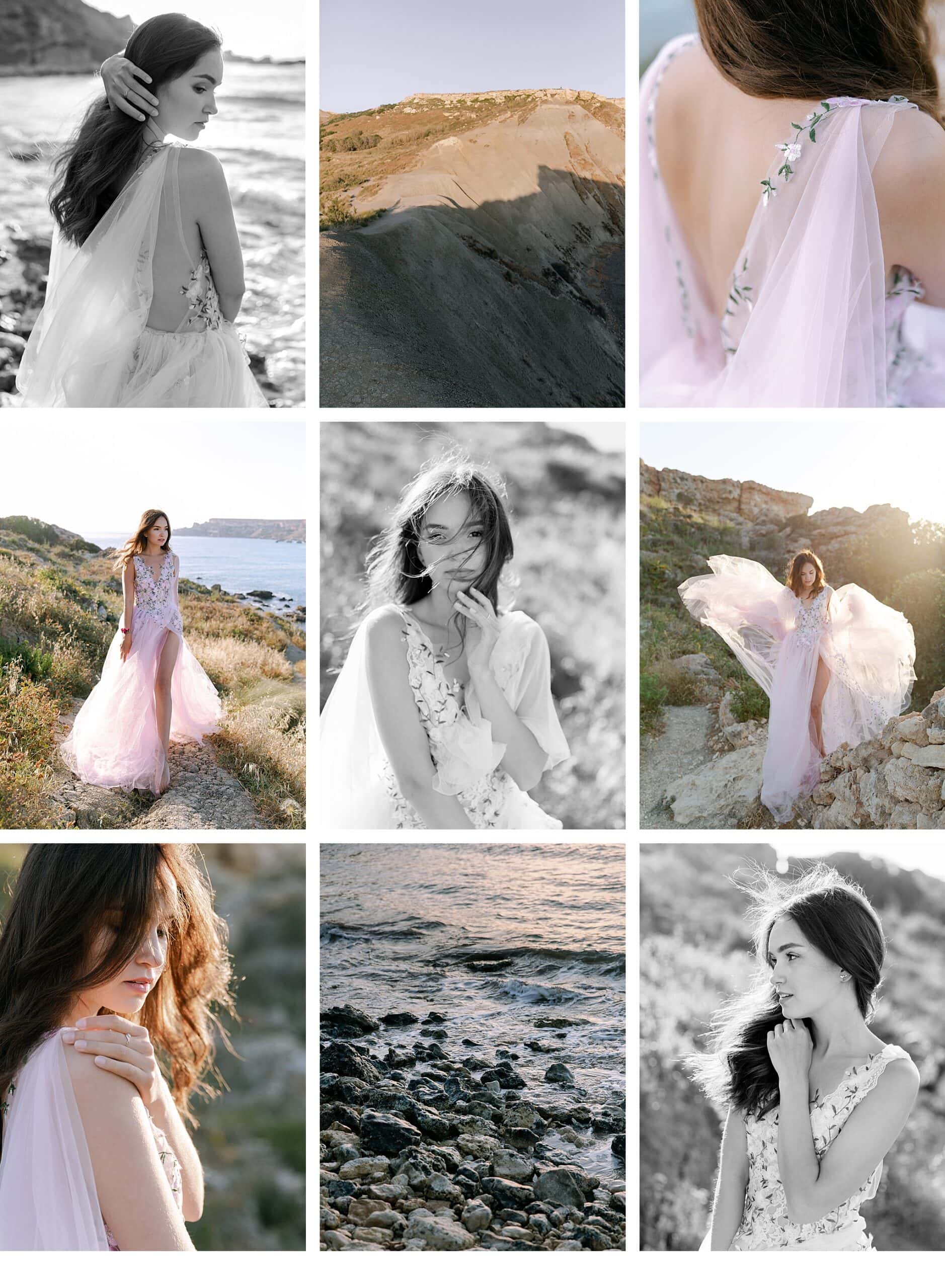 One Evening on the Coast of Malta: A Bridal Editorial