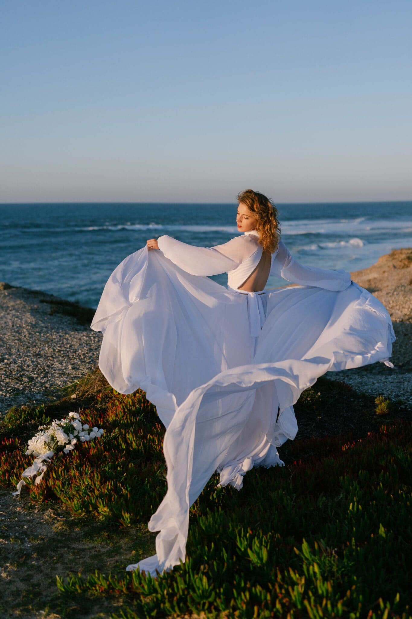 Praia del Rey Beach Elopement in Portugal