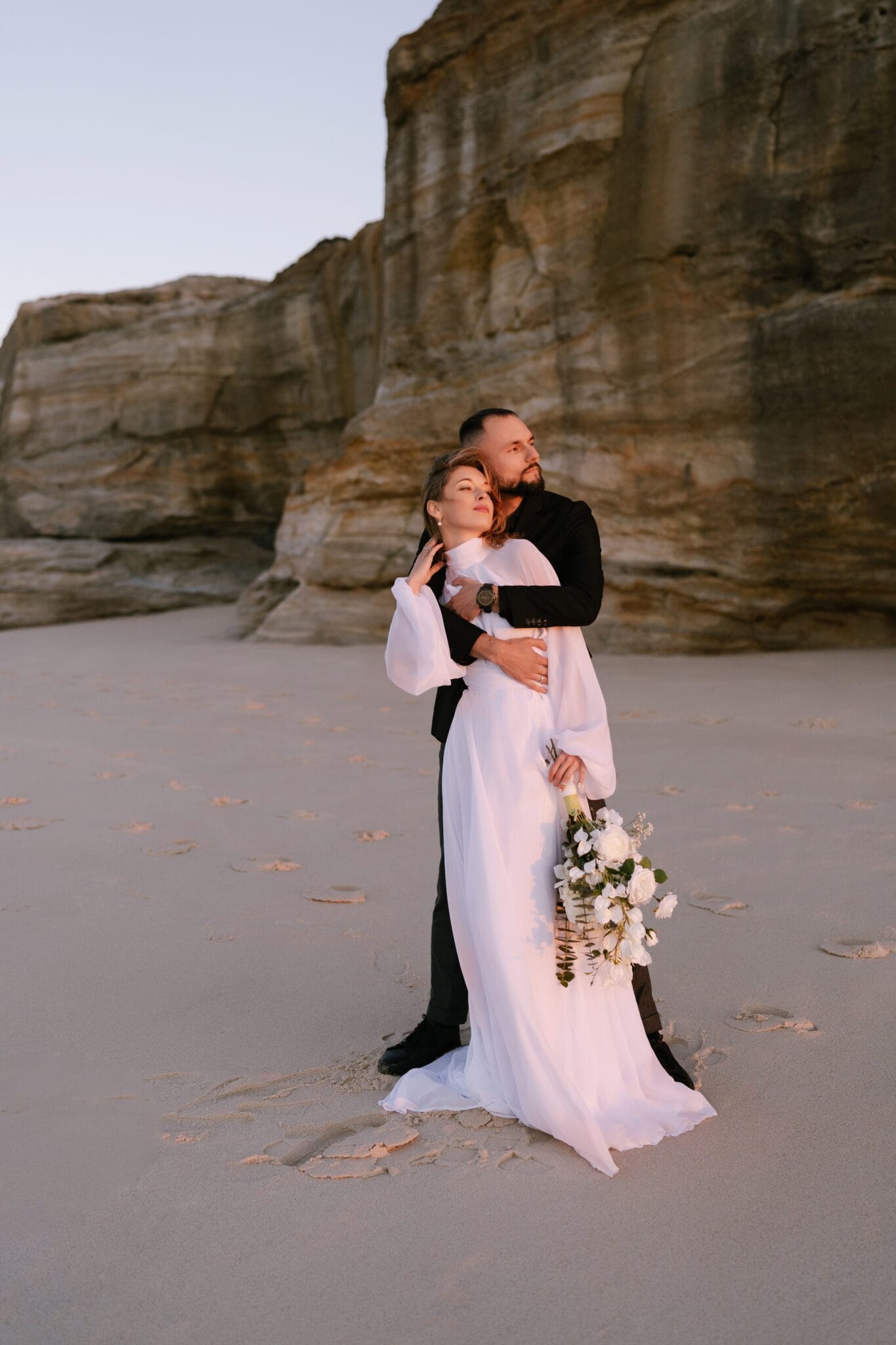 Praia del Rey Beach Elopement in Portugal