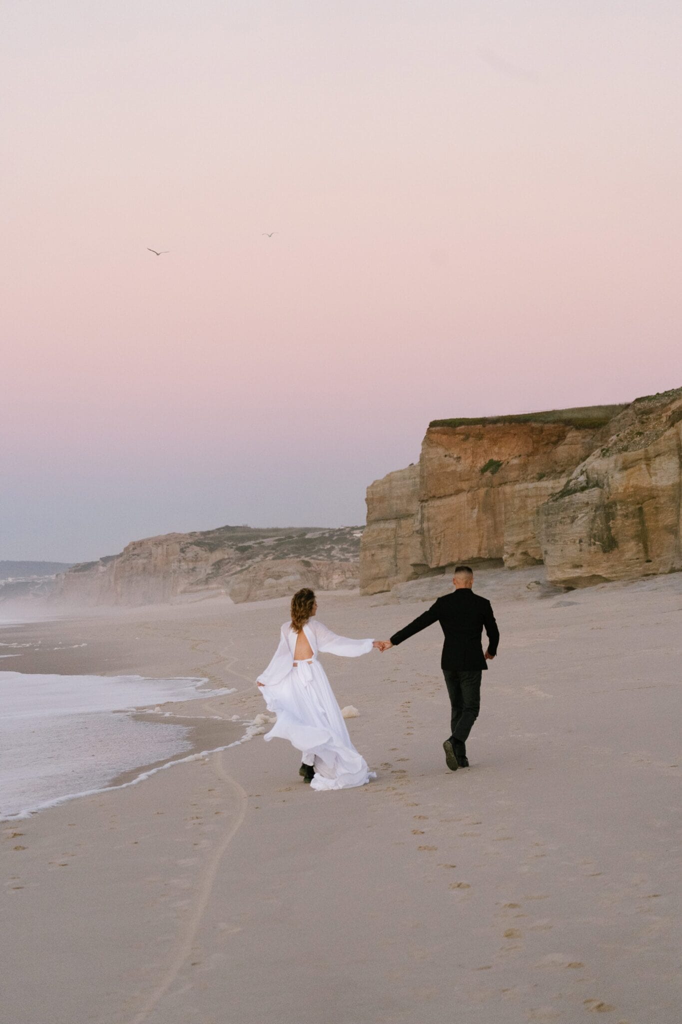 Praia del Rey Beach Elopement in Portugal