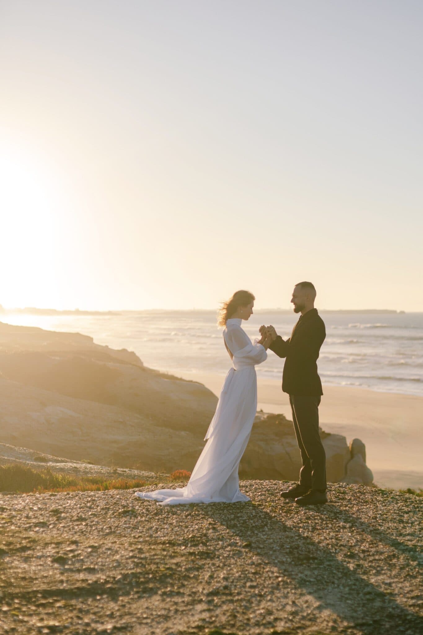 Praia del Rey Beach Elopement in Portugal