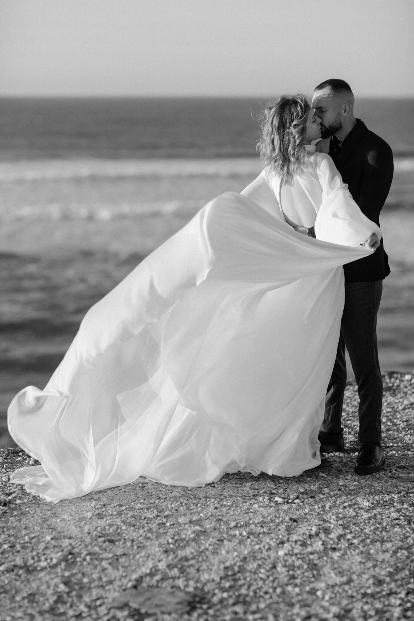 Praia del Rey Beach Elopement in Portugal