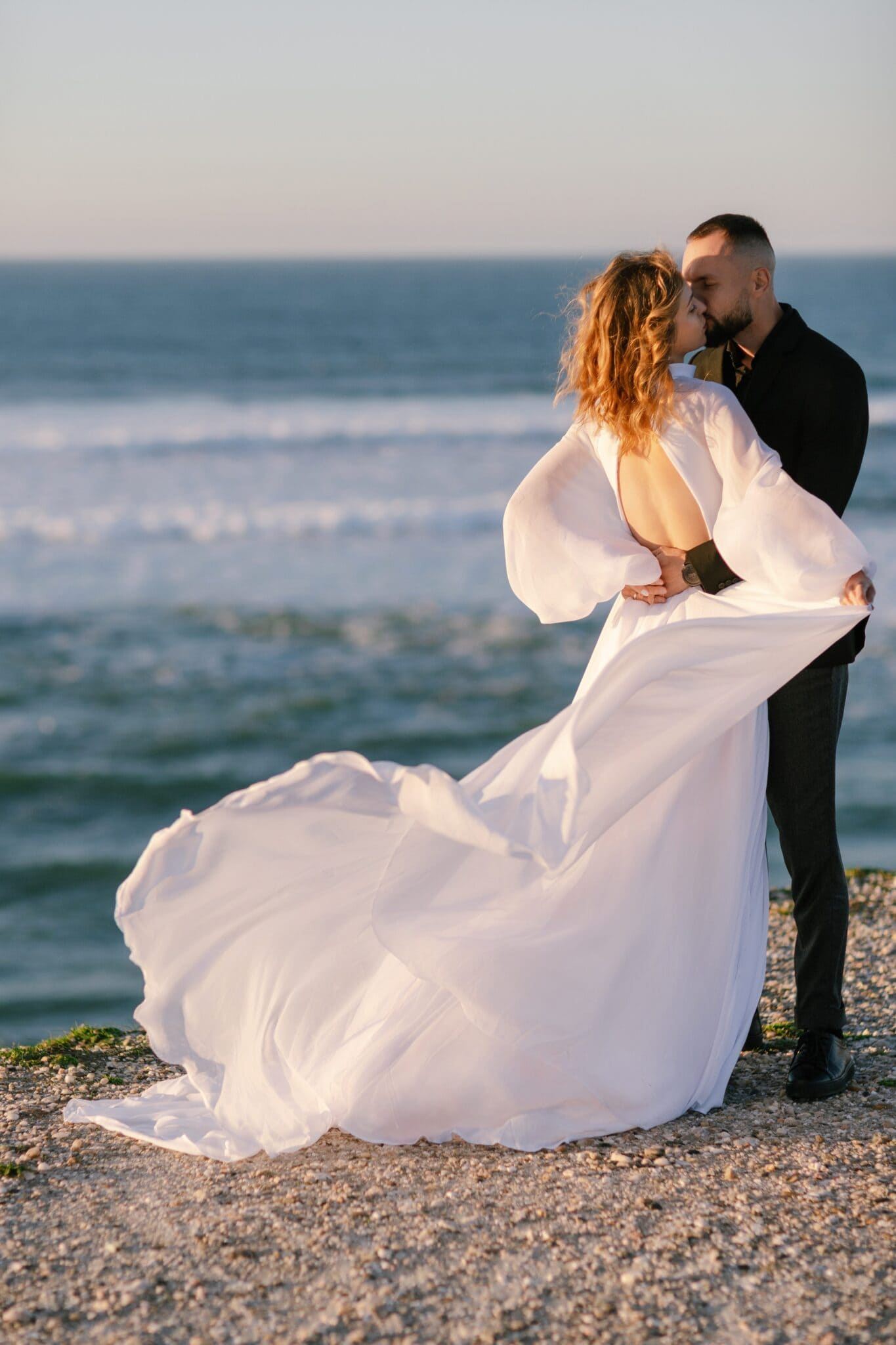 Praia del Rey Beach Elopement in Portugal