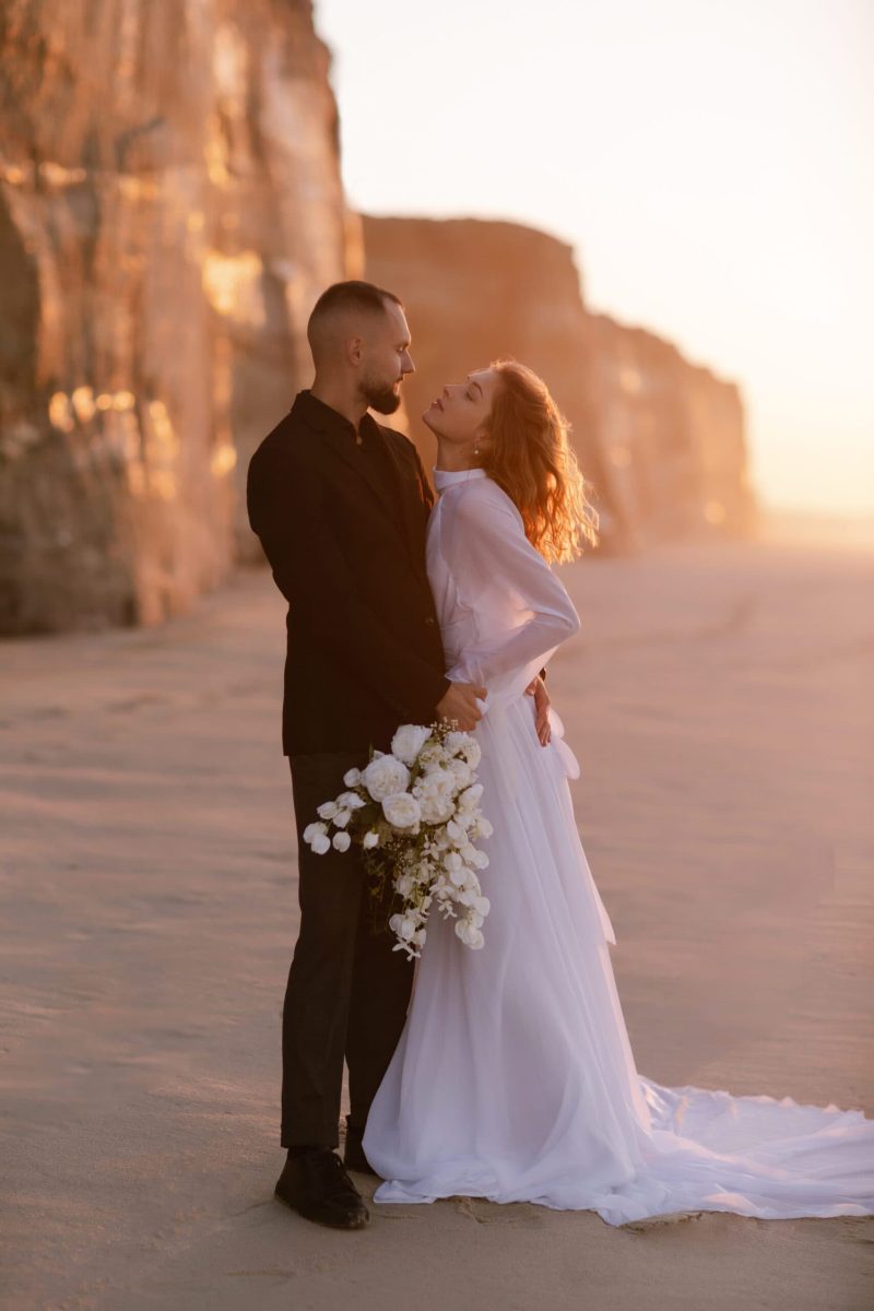 Praia del Rey Beach Elopement in Portugal