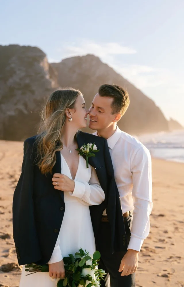 ✨ POV: You Chose Portugal for Your Elopement ✨
With this beautiful couple Kate and Lucas we started at the stunning Monserrate Palace - a hidden gem near Lisbon known for its exotic gardens and Moorish architecture. Then we made our way to Adraga Beach, where they exchanged heartfelt vows surrounded by crashing waves and golden cliffs.
Two iconic locations, one seamless experience — all within a 4-hour elopement package in Portugal.
If you're planning an intimate wedding or elopement in Portugal, I’ll help you create something meaningful and beautifully stress-free.
#PortugalElopement #BeachCeremony #LuxuryWeddingPhotographer #AdragaBeach #MonserratePalace